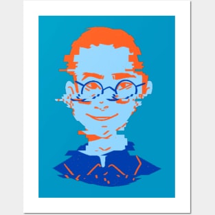 Max the Young Man Who Wear Glasses Posters and Art